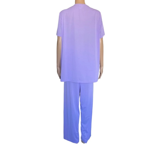 Líssome pijamas 2 pc set Woman’s Size L purple - Picture 4 of 10